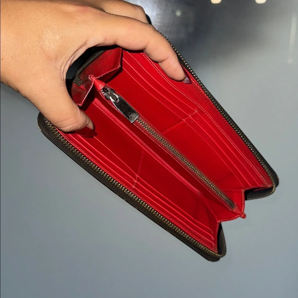 Christian Louboutin Studded Black Wallet